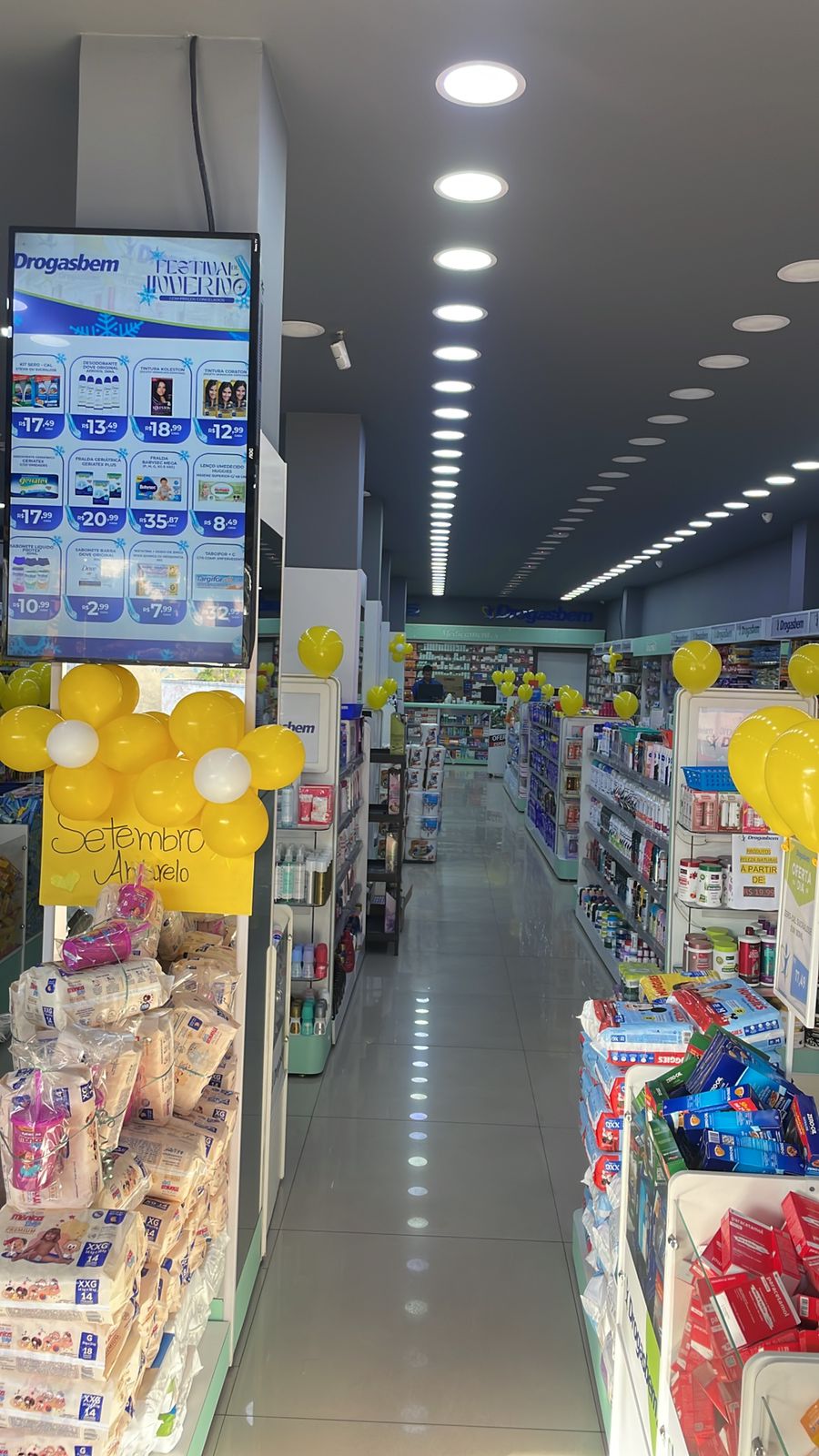 Interior da farmácia